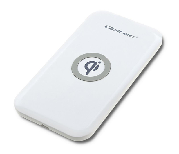 QOLTEC Indukcyjna Quick charge 10W (biały) - 480648 - zdjęcie